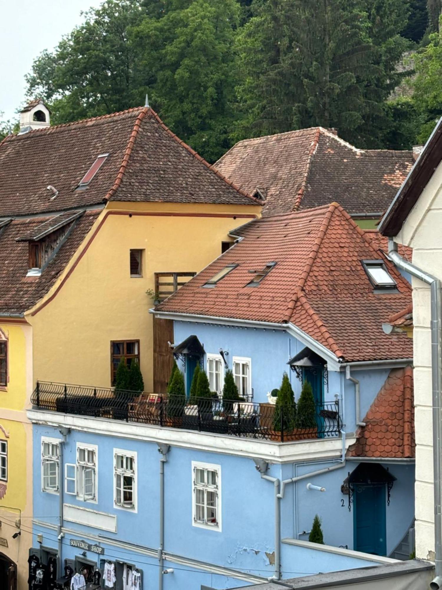 Blue House Citadel Sighisoara Apartment Exterior photo